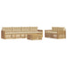 Set de canapele de exterior 7 pcs Alb și Bej - WALTI WALTI