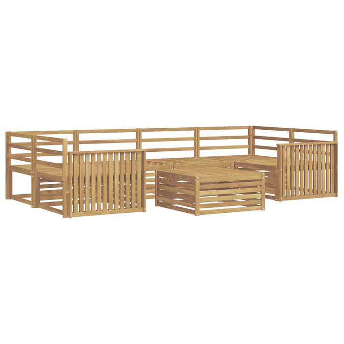 Set de canapele de exterior 7 pcs Alb WALTI