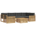 Set de canapele de exterior 7 pcs Alb și antracit - WALTI WALTI