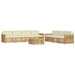 Set de canapele de exterior 8 pcs Alb și crem - WALTI WALTI