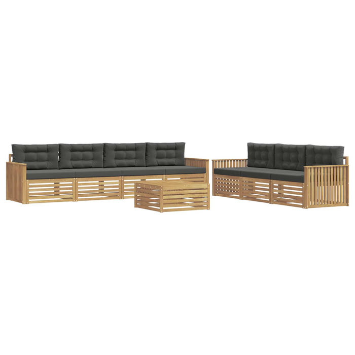 Set de canapele de exterior 8 pcs Alb și antracit - WALTI WALTI