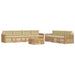 Set de canapele de exterior 8 pcs Alb și Bej - WALTI WALTI