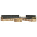 Set de canapele de exterior 8 pcs Alb și antracit - WALTI WALTI
