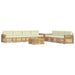 Set de canapele de exterior 8 pcs Alb și crem - WALTI WALTI