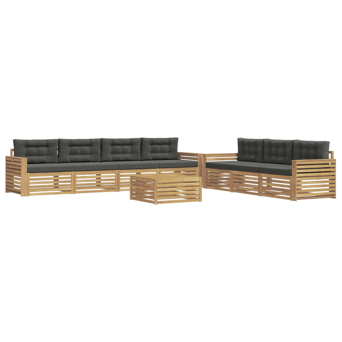 Set de canapele de exterior 8 pcs Alb și antracit - WALTI WALTI
