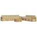 Set de canapele de exterior 8 pcs Alb și Bej - WALTI WALTI