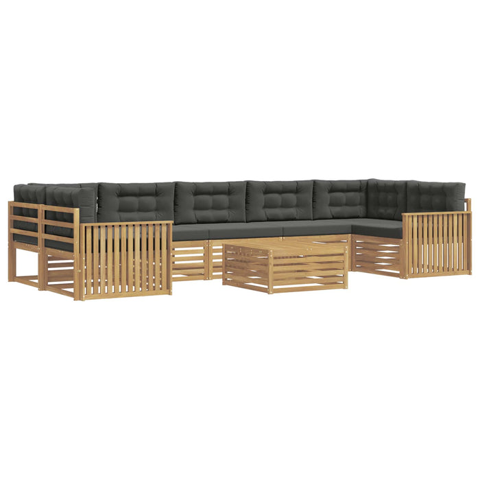 Set de canapele de exterior 8 pcs Alb și antracit - WALTI WALTI