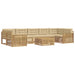 Set de canapele de exterior 8 pcs Alb și Bej - WALTI WALTI
