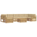 Set de canapele de exterior 8 pcs Alb și Bej - WALTI WALTI