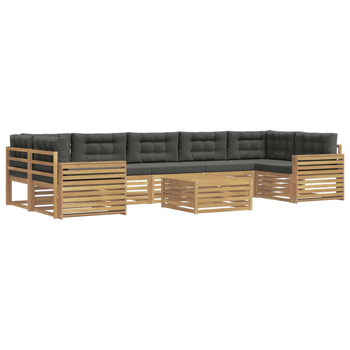 Set de canapele de exterior 8 pcs Alb și antracit - WALTI WALTI