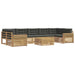 Set de canapele de exterior 8 pcs Alb și antracit - WALTI WALTI