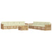 Set de canapele de exterior 9 pcs Alb și crem - WALTI WALTI