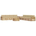 Set de canapele de exterior 9 pcs Alb și Bej - WALTI WALTI