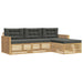 Set de canapele de exterior 4 pcs Alb și antracit - WALTI WALTI