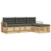 Set de canapele de exterior 4 pcs Alb și antracit - WALTI WALTI