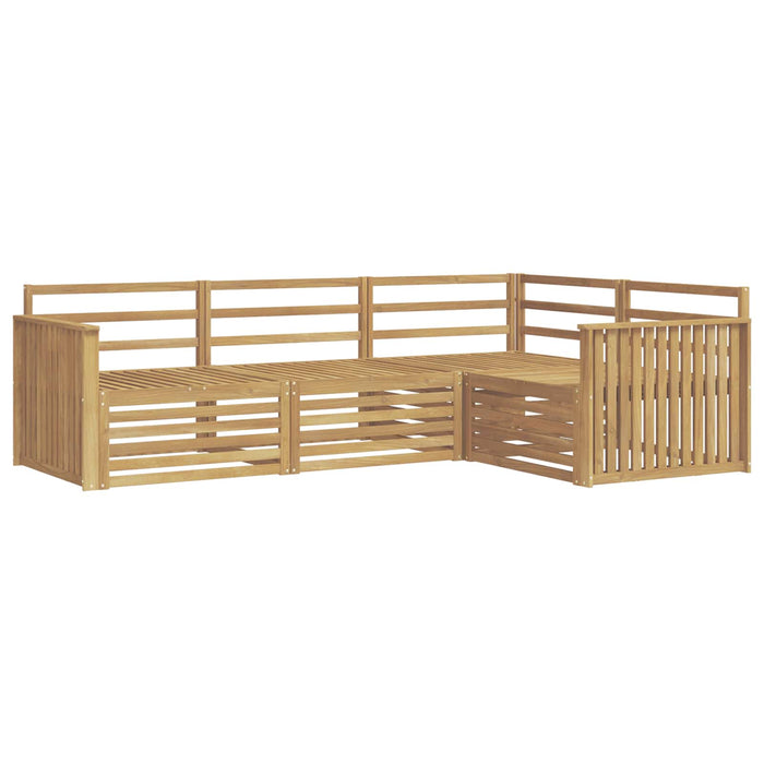 Set de canapele de exterior 4 pcs Alb 247,5 x 168,5 x 73 cm WALTI