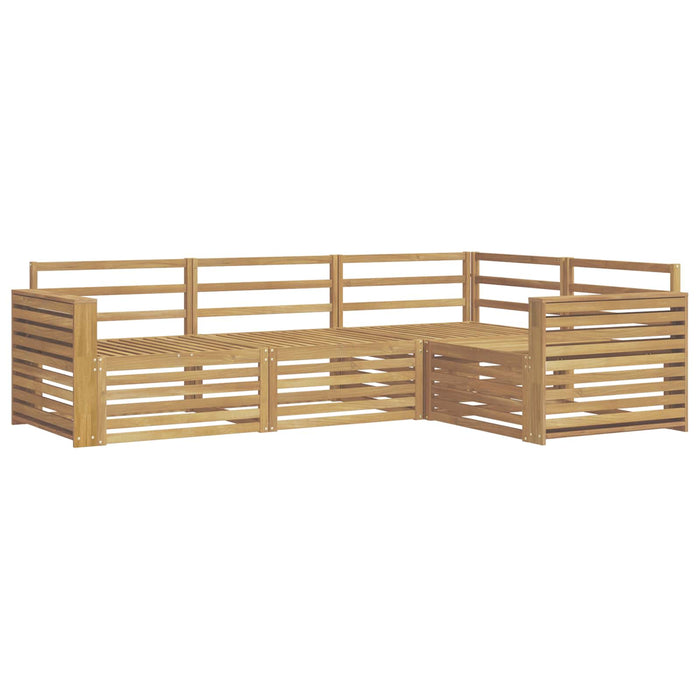 Set de canapele de exterior 4 pcs Alb 251,5 x 172,5 x 73 cm WALTI