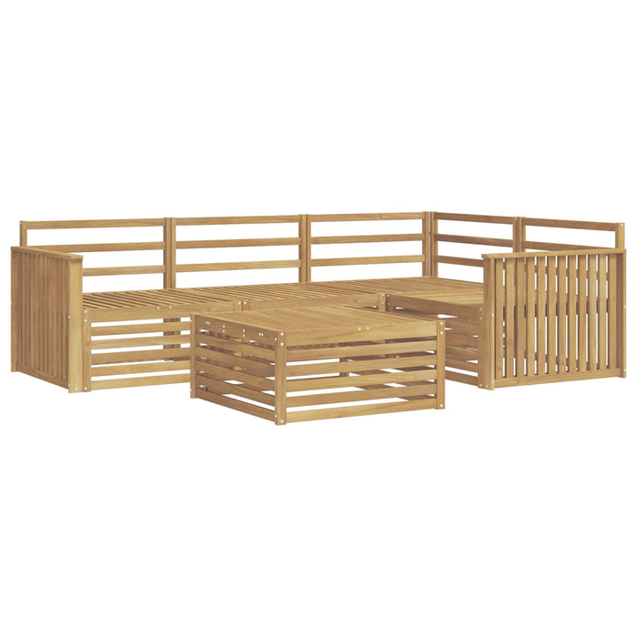 Set de canapele de exterior 5 pcs Alb 79 x 79 x 37 cm WALTI
