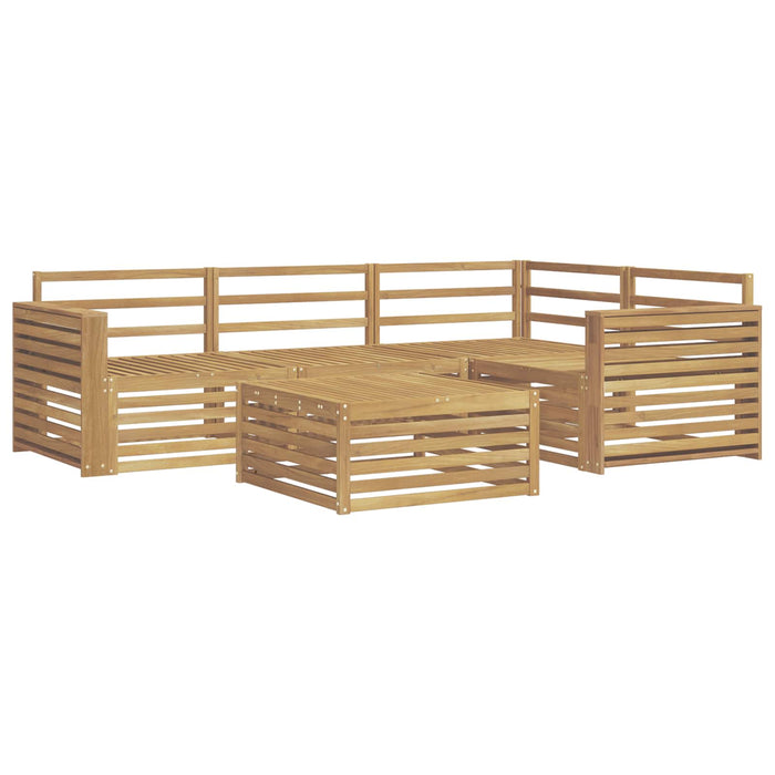 Set de canapele de exterior 5 pcs Alb 79 x 79 x 37 cm WALTI