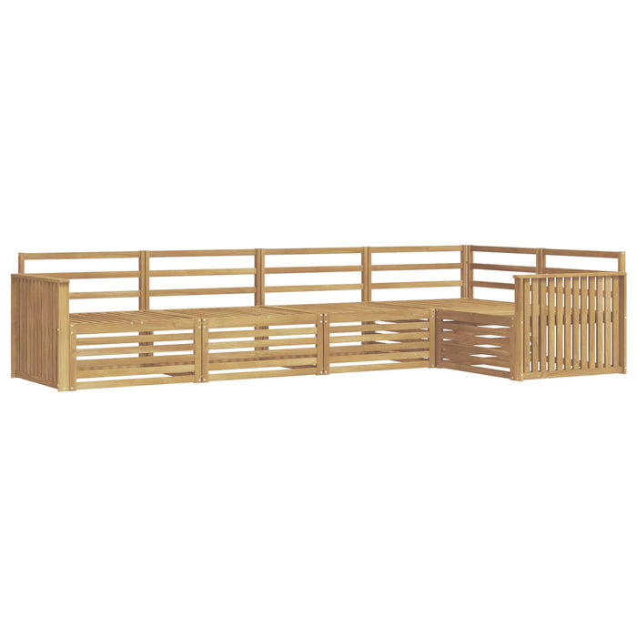 Set de canapele de exterior 5 pcs Alb 327 x 168,5 x 73 cm WALTI