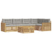 Set de canapele de exterior 6 pcs Alb și gri deschis - WALTI WALTI