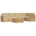 Set de canapele de exterior 6 pcs Alb și Bej 79 x 79 x 37 cm - WALTI WALTI