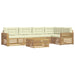 Set de canapele de exterior 6 pcs Alb și crem 79 x 79 x 37 cm - WALTI WALTI