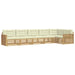 Set de canapele de exterior 6 pcs Alb și crem - WALTI WALTI