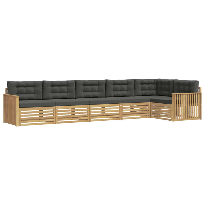 Set de canapele de exterior 6 pcs Alb și antracit - WALTI WALTI