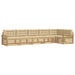 Set de canapele de exterior 6 pcs Alb și Bej - WALTI WALTI
