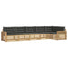Set de canapele de exterior 6 pcs Alb și antracit - WALTI WALTI