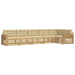 Set de canapele de exterior 6 pcs Alb și Bej - WALTI WALTI
