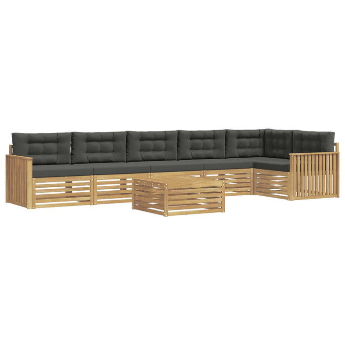 Set de canapele de exterior 7 pcs Alb și antracit - WALTI WALTI