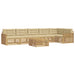 Set de canapele de exterior 7 pcs Alb și Bej 79 x 79 x 37 cm - WALTI WALTI