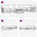 Set de canapele de exterior 7 pcs Alb și Bej 79 x 79 x 37 cm - WALTI WALTI