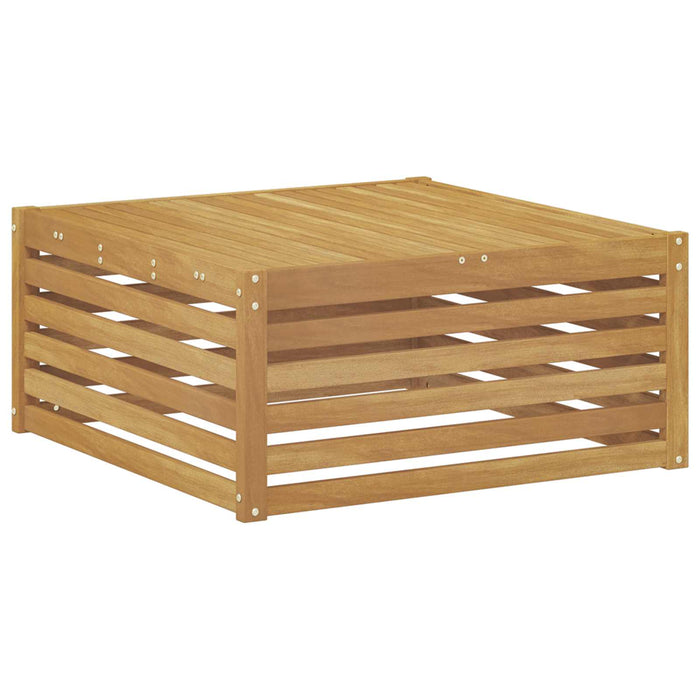 Set de canapele de exterior 7 buc. Alb Lemn Solid de Acacia WALTI