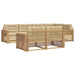Set de canapele de exterior 7 pcs Alb și Bej - WALTI WALTI