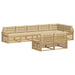 Set de canapele de exterior 8 pcs Alb și Bej - WALTI WALTI
