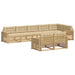 Set de canapele de exterior 8 pcs Alb și Bej - WALTI WALTI