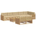 Set de canapele de exterior 9 pcs Alb și Bej 79 x 79 x 37 cm - WALTI WALTI