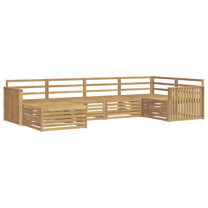 Set de canapele de exterior 6 pcs Alb 327 x 168,5 x 73 cm WALTI