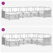 Set de canapele de exterior cu pernă 7 pcs Alb și crem - WALTI WALTI