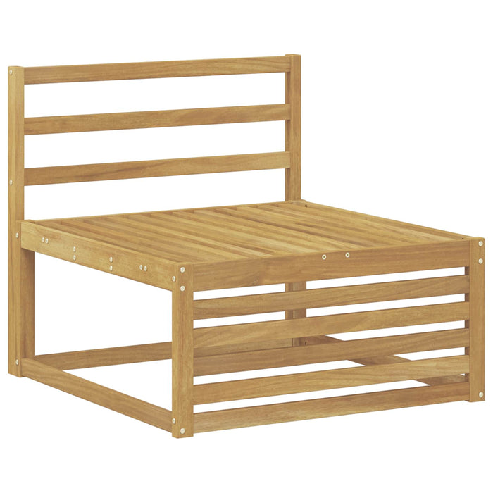 Set de canapele de exterior 7 buc. Alb Lemn Solid de Acacia WALTI