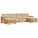Set de canapele de exterior 6 pcs Alb și Bej - WALTI WALTI
