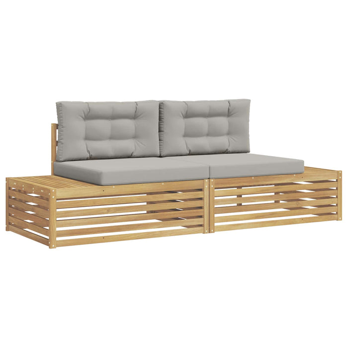 Set de canapele de exterior Alb 230,5 x 83 x 73 cm Poliester - WALTI WALTI