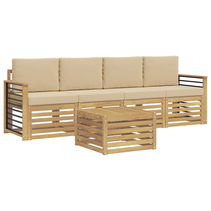 Seturi de canapele Lemn Solid de Acacia WALTI