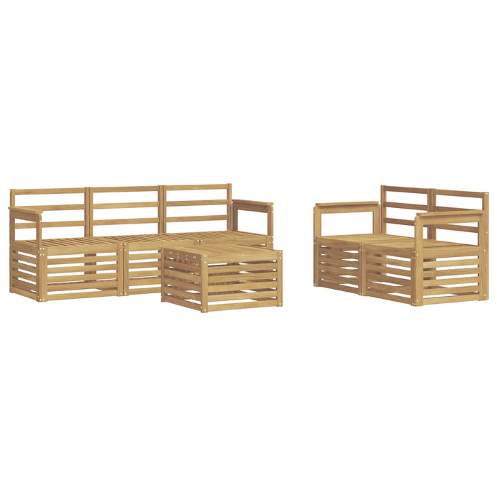 Seturi de canapele Lemn Solid de Acacia WALTI