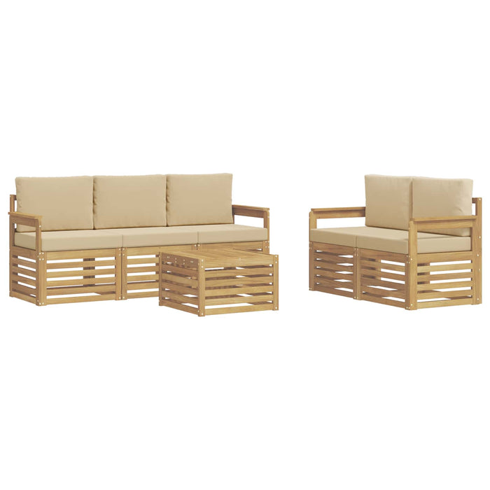 Seturi de canapele Lemn Solid de Acacia WALTI