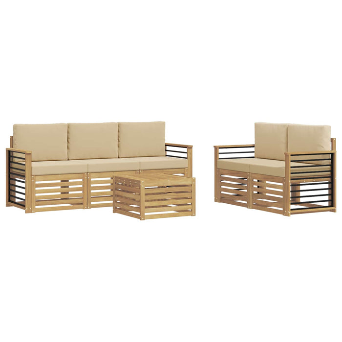 Seturi de canapele Lemn Solid de Acacia WALTI
