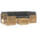 Set de canapele de exterior 7 pcs Alb și antracit Poliester - WALTI WALTI